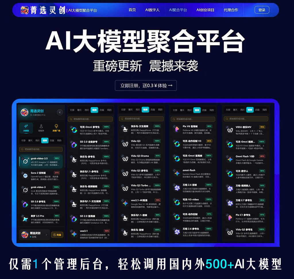 菁选灵创AIGC视频与图像生成工作流